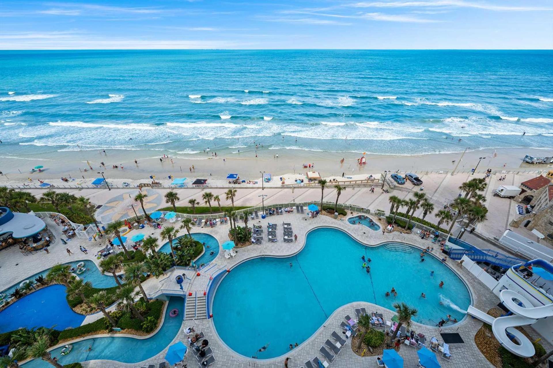 Luxury 11Th Floor 1 Bedroom Condo Direct Oceanfront Wyndham Ocean Walk Resort Daytona Beach | 1105 Dış mekan fotoğraf